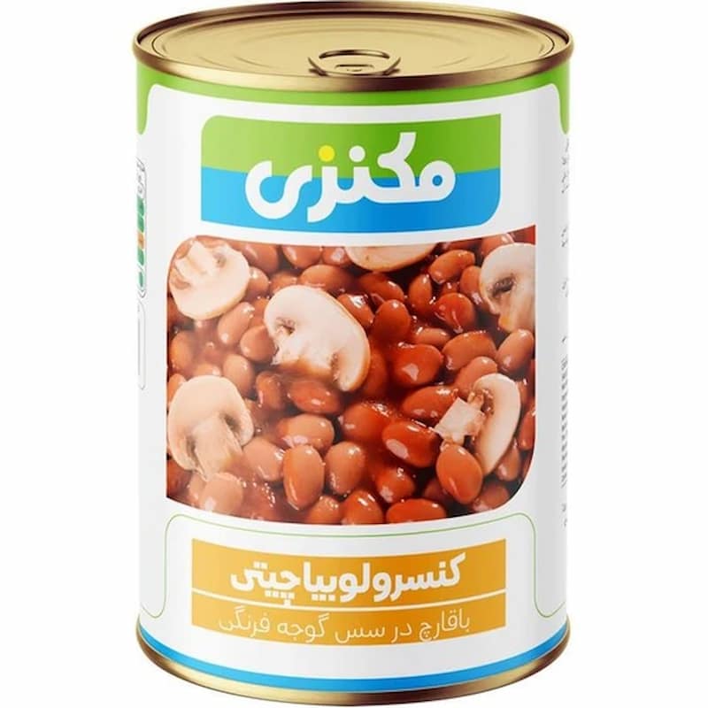 تصویر 1 از کنسرو لوبیا چیتی مکنزی تهیه شده از لوبیای مرغوب و تازه